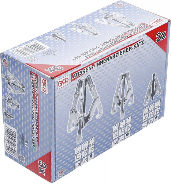 BGS Abzieher-Satz, 2-/3-armig 100 / 120 / 150 mm 3-tlg. 6792